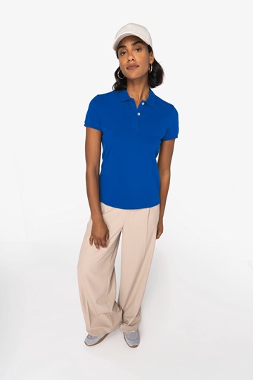 Polo écoresponsable maille piquée femme