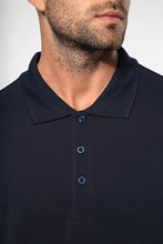 Polo piqué manches longues homme
