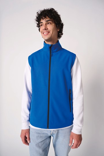 Bodywarmer softshell 2 couches unisexe