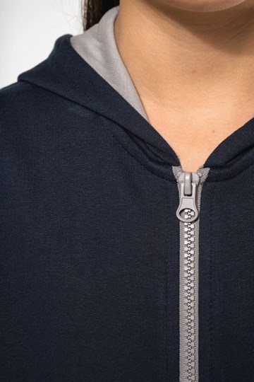 Sweat-shirt zippé capuche enfant