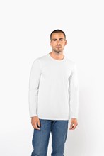 T-shirt col rond manches longues homme
