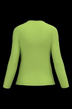 T-shirt col V manches longues femme