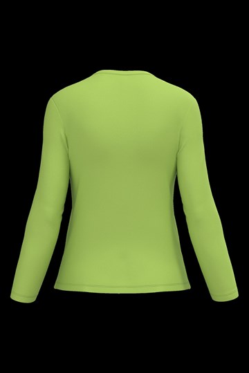 T-shirt col V manches longues femme