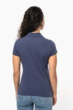 Polo piqué manches courtes femme