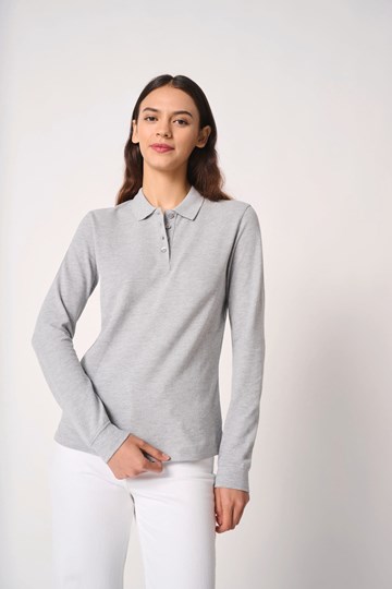 Polo piqué LSL femme