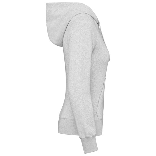 Sweat-shirt écoresponsable zippé à capuche femme