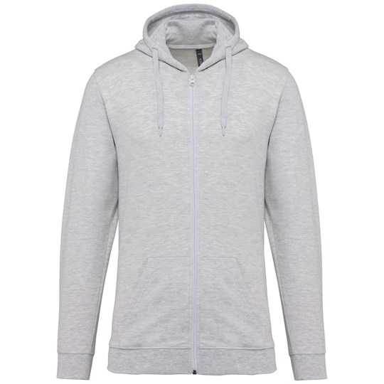 Sweat-shirt zippé capuche unisexe