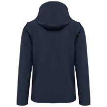 Veste Softshell 3 couches à capuche avec manches amovibles unisexe