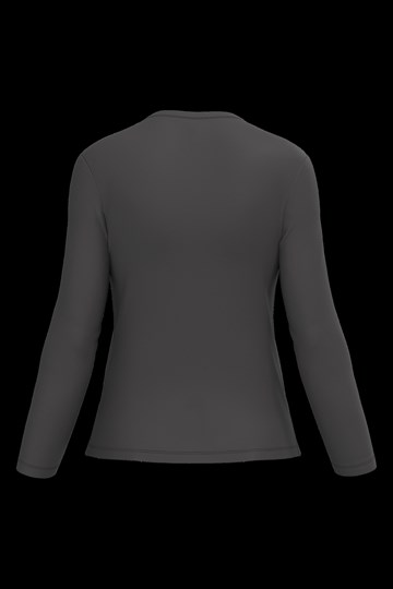 T-shirt col V manches longues femme