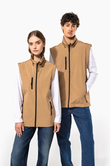 Veste Softshell 3 couches à capuche avec manches amovibles unisexe