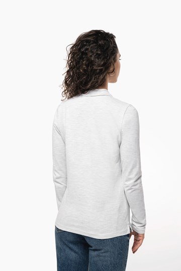 Polo manches longues femme