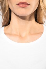 T-shirt col rond manches longues femme