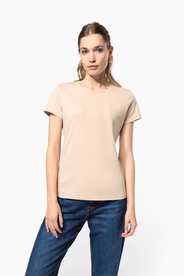 T-shirt col rond manches courtes femme