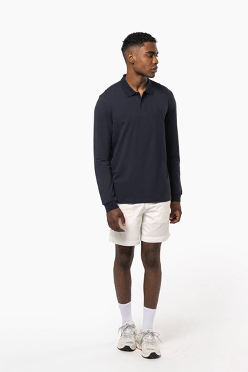Polo piqué manches longues Bio180 homme