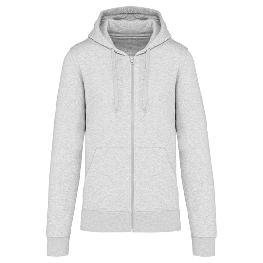 Sweat-shirt écoresponsable zippé à capuche homme