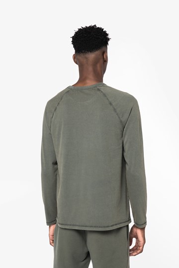 T-shirt écoresponsable raglan manches longues homme