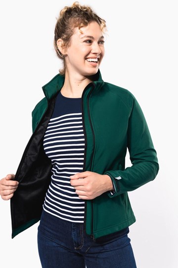 Veste softshell à capuche amovible femme