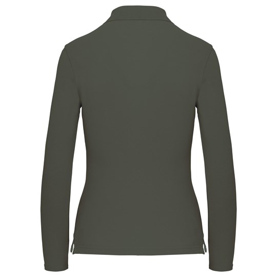 Polo manches longues femme