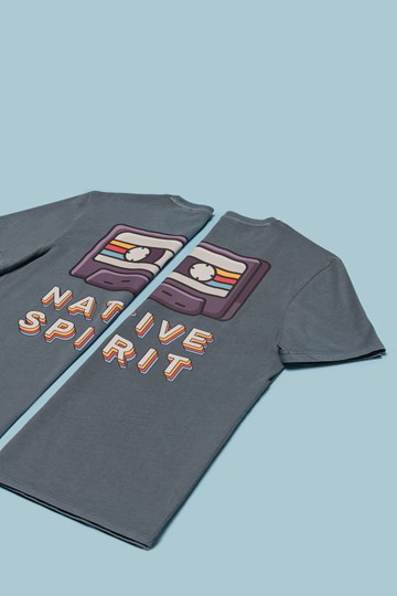 T-shirt écoresponsable délavé unisexe