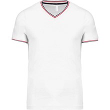 T-shirt maille piquée col V homme