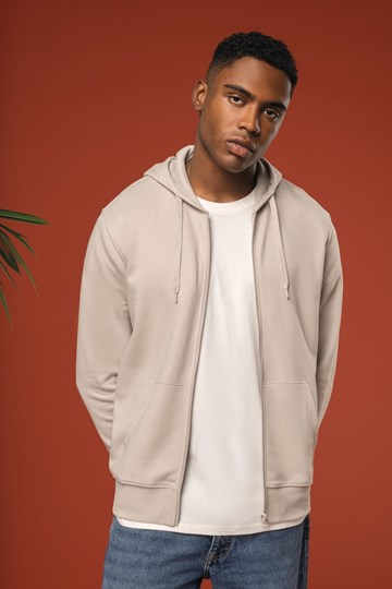 Sweat-shirt écoresponsable zippé à capuche homme