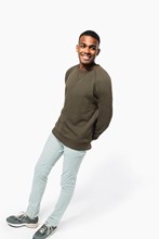 Sweat-shirt Bio col rond manches raglan homme
