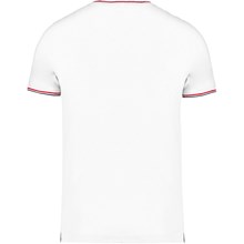 T-shirt maille piquée col V homme