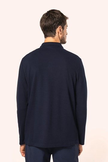 Polo Supima® manches longues homme