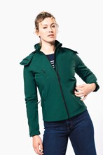 Veste softshell à capuche amovible femme