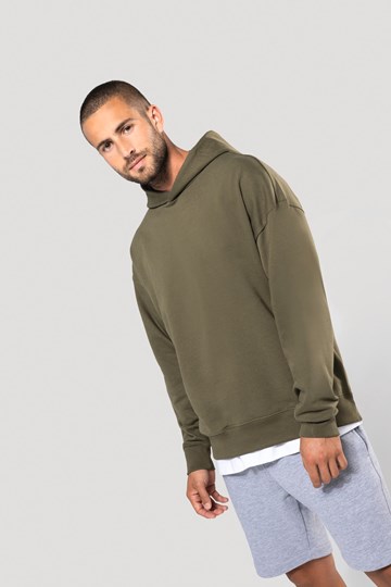 Sweatshirt à capuche molleton oversize unisexe