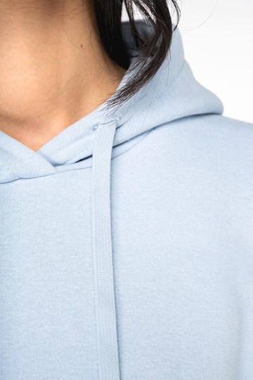 Robe sweat-shirt écoresponsable à capuche femme