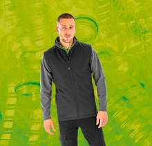 Bodywarmer softshell homme recyclé