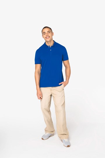 Polo écoresponsable maille piquée homme
