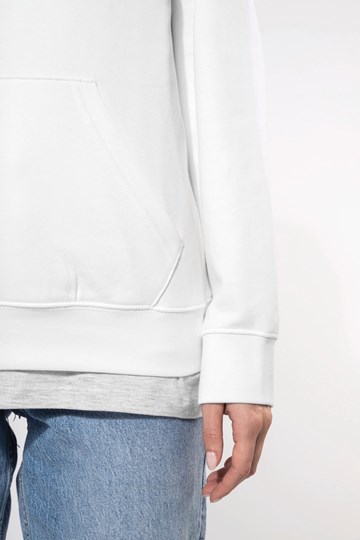 Sweat-shirt capuche contrastée femme