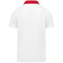 Polo jersey bicolore homme