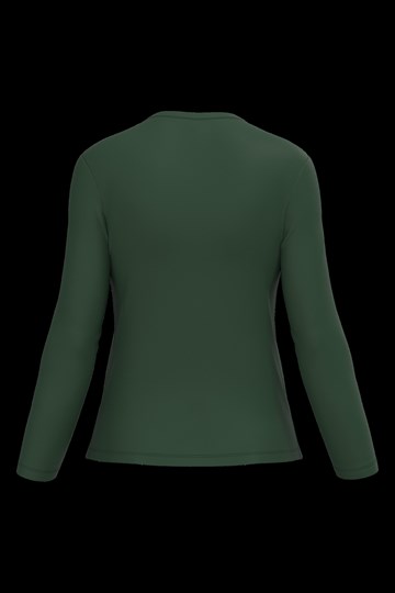 T-shirt col V manches longues femme