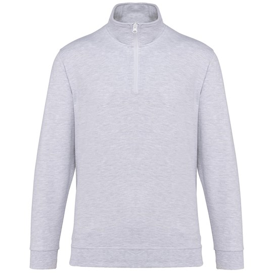 Sweat-shirt col zippé homme