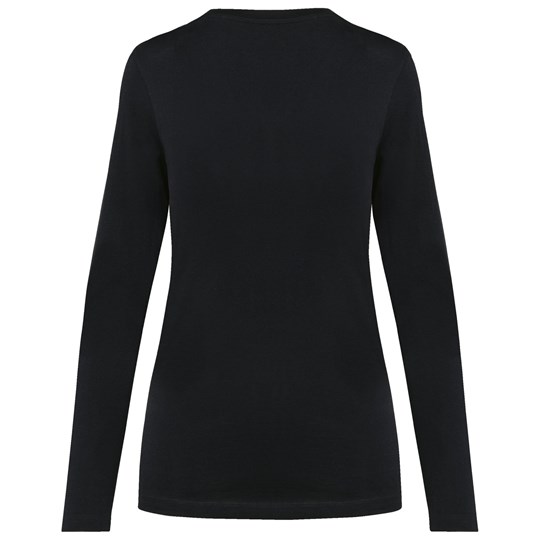 T-shirt Supima® col rond manches longues femme