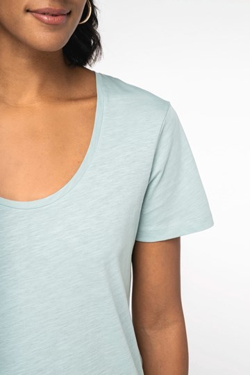 T-shirt écoresponsable slub femme