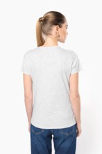 T-shirt col V manches courtes femme