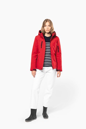 Parka softshell doublée capuche femme
