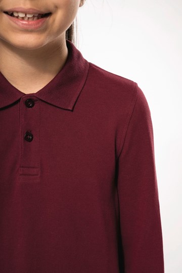 Polo manches longues enfant
