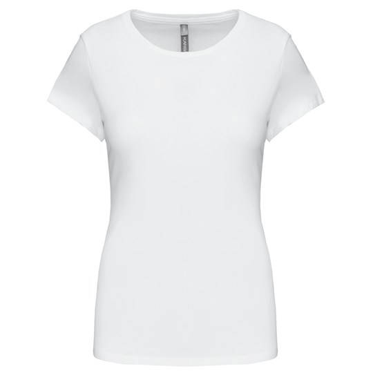 T-shirt col rond manches courtes femme