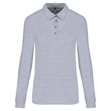 Polo jersey manches longues femme