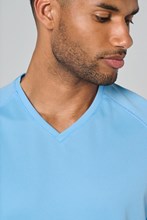 T-shirt de sport manches courtes col v homme