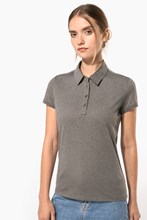 Polo jersey manches courtes femme
