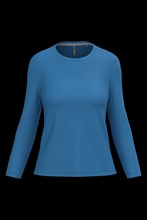 T-shirt col rond manches longues femme