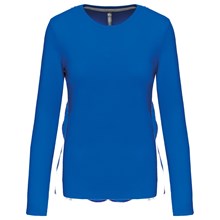 T-shirt col rond manches longues femme