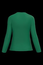 T-shirt col V manches longues femme