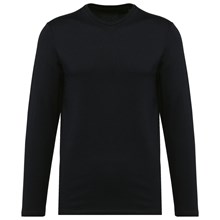 T-shirt Supima® col rond manches longues homme